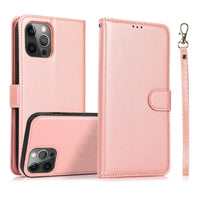 Thumbnail for iPhone 13 Pro Leather Wallet Flip MagSafe Case Cover - Black