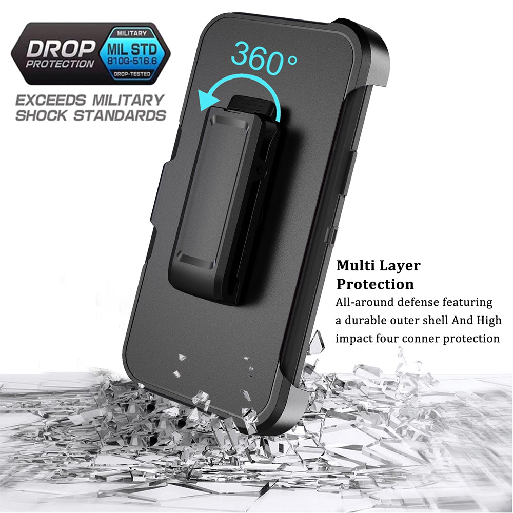 iphone-12-heavy-duty-armor-case-cover-black-22367 Black
