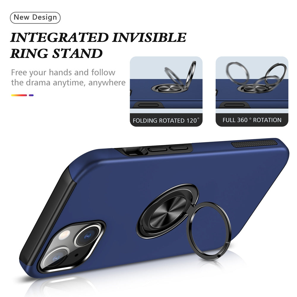 iPhone 15 Plus Shockproof MagSafe Case Cover - Black