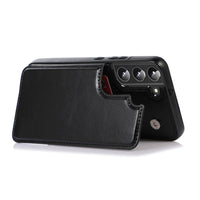 Thumbnail for Samsung Galaxy S22 Leather Wallet Flip Case Cover - Black