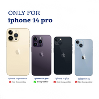 Thumbnail for iPhone 14 Pro Compatible Case Cover With Shockproof Metal Camera Lens And Protection - Navy