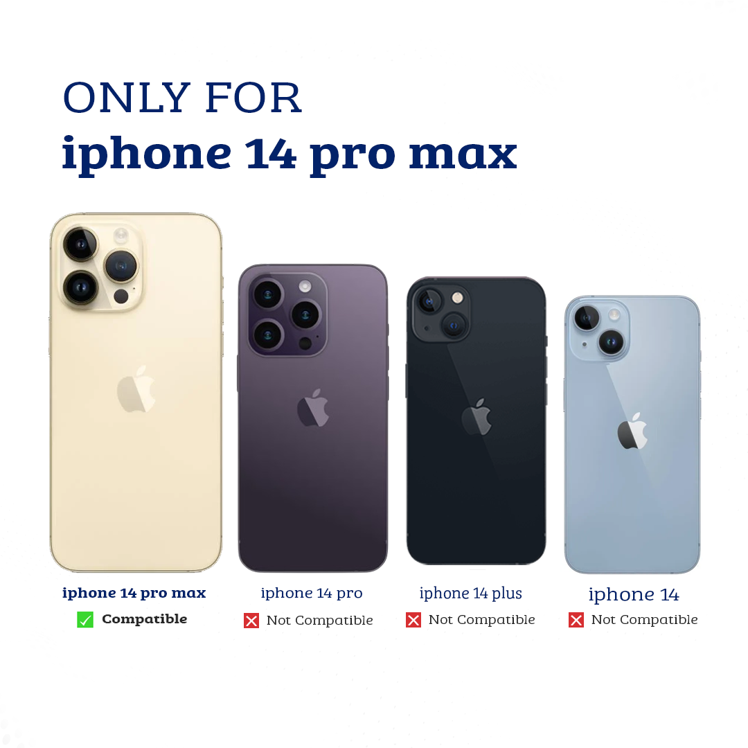 iPhone 14 Pro Max Compatible Case Cover With Liquid Silicone - Navy