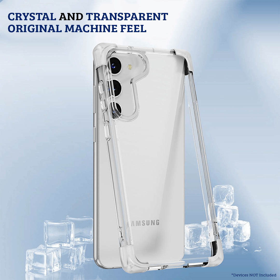 Samsung Galaxy S24 Compatible Anti-shock Case Cover - Transparent