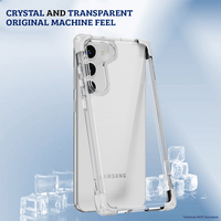 Thumbnail for Samsung Galaxy S24 Compatible Anti-shock Case Cover - Transparent