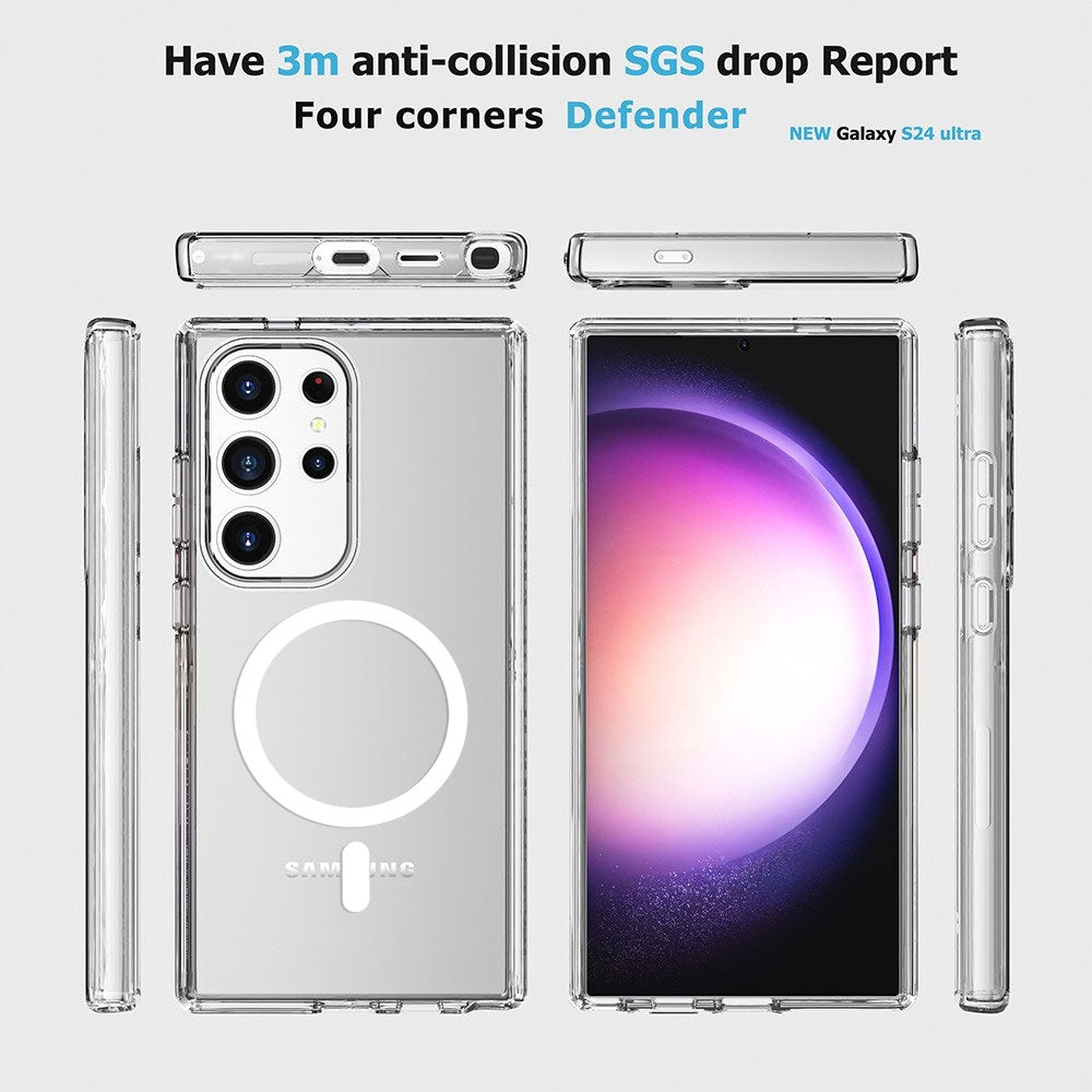 Samsung Galaxy S26 Clear Shockproof MagSafe Case Cover - Clear