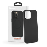 Thumbnail for iphone-13-pro-premium-silicone-magsafe-case-cover-black-21056 Black