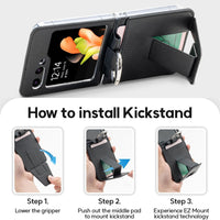 Thumbnail for Samsung Galaxy Z Flip6 Leather Wallet Flip Case Cover