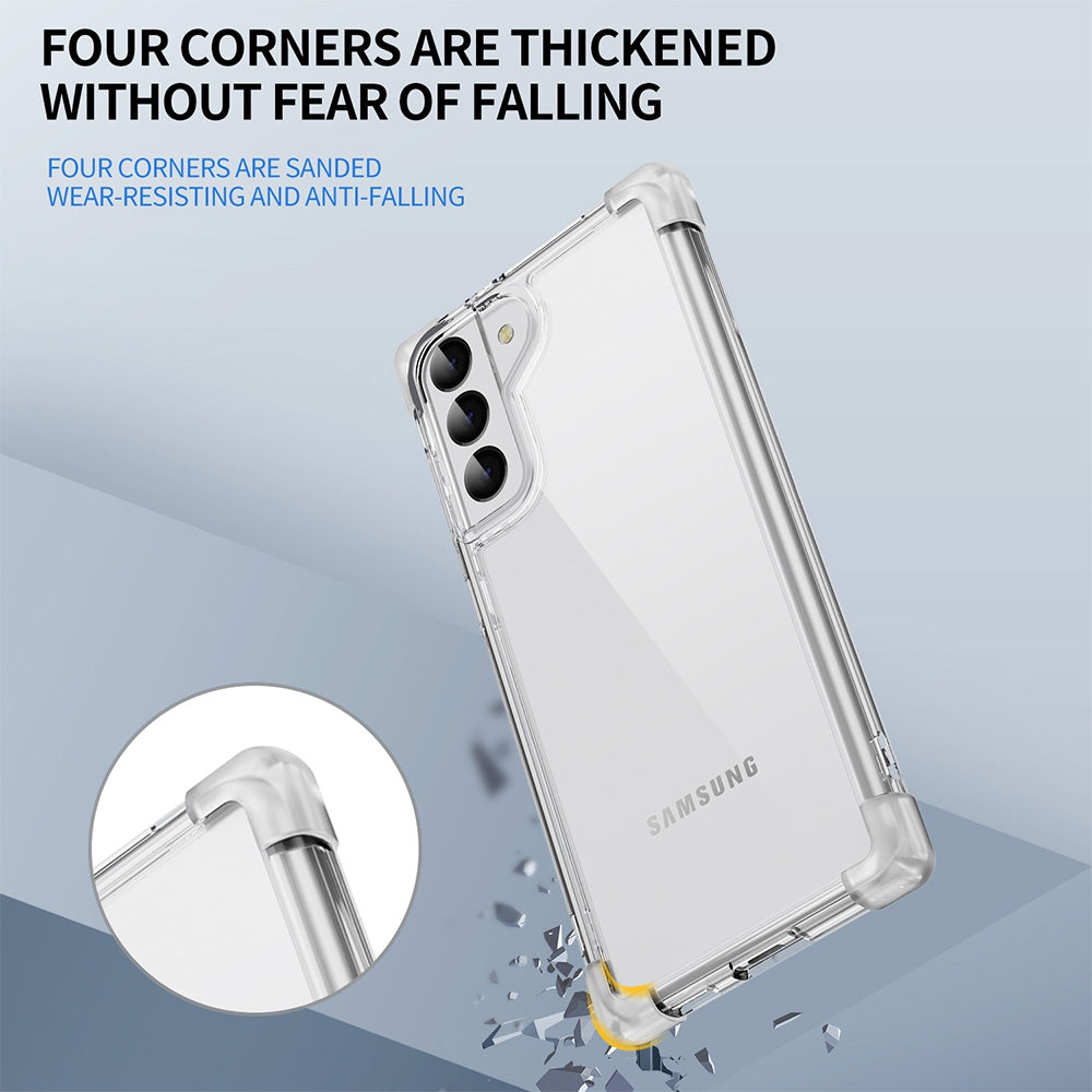Anti-Shock Space Protective Clear Case Cover for Samsung Galaxy S21 Plus - Transparent