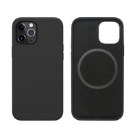 Thumbnail for iphone-13-pro-premium-silicone-magsafe-case-cover-black-21056 Black