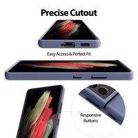 Thumbnail for Samsung Galaxy S21 Ultra Premium Silicone Case Cover - Black