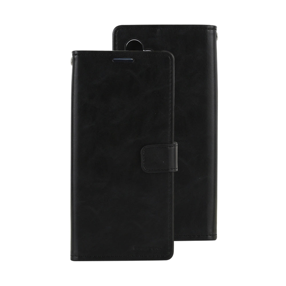 Samsung Galaxy A32 Leather Wallet Flip Case Cover - Black
