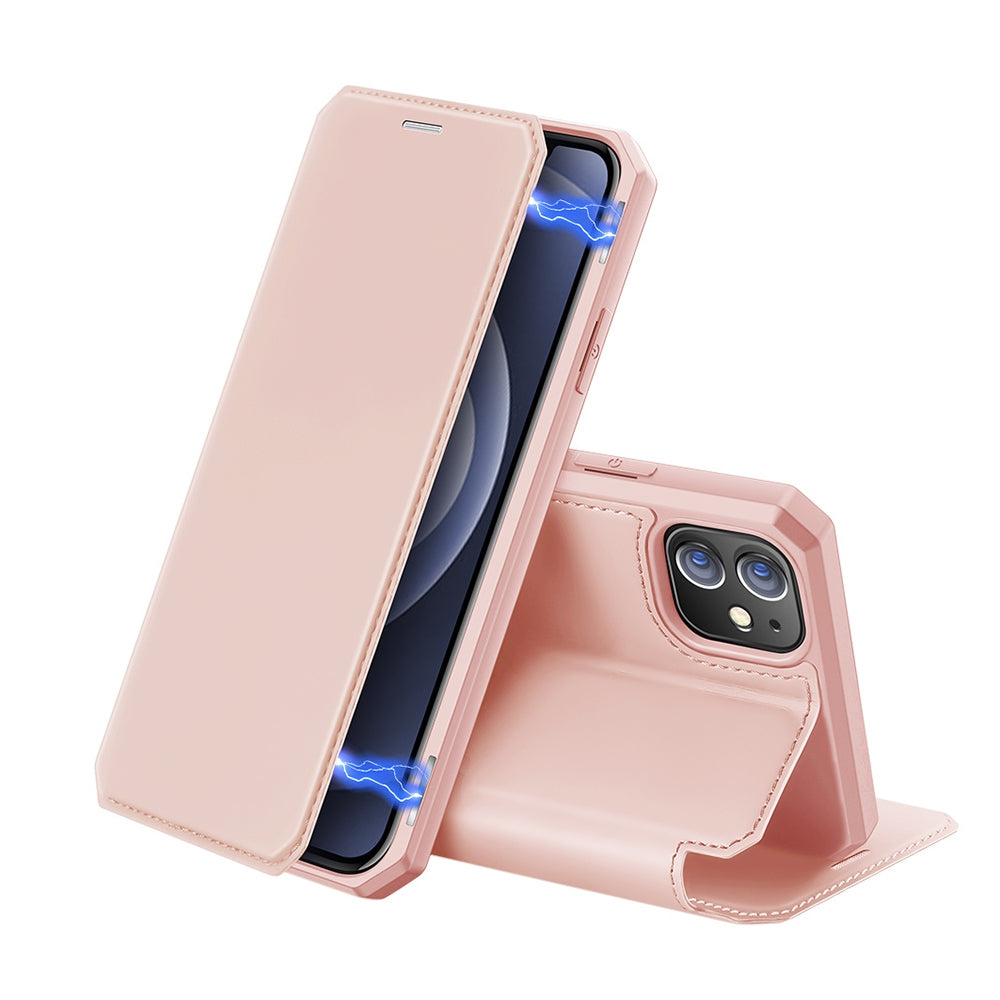 SKIN-X Series Magnetic Flip Case Cover for iPhone X / XS - Black