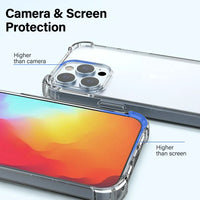 Thumbnail for iPhone 15 Clear Shockproof Case Cover - Clear