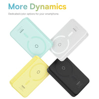 Thumbnail for MagPro Magnetic Bracket Wireless Fast-Charging Power Bank 5000mAh 20W - Black