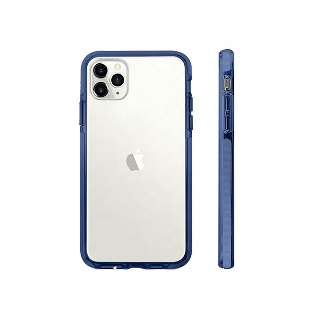 iphone-12-clear-shockproof-case-cover-blue-21789 Blue