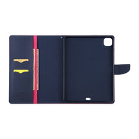 Thumbnail for iPad Pro 12.9 (2020) Leather Wallet Flip Case Cover - Black