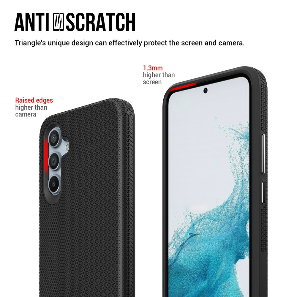 Samsung Galaxy A54 Heavy-Duty Armor Case Cover - Black