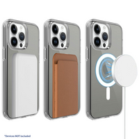 Thumbnail for iPhone 15 Pro Compatible Case Cover With Transparent Shockproof And Compatible With MagSafe Technology - Clear Black