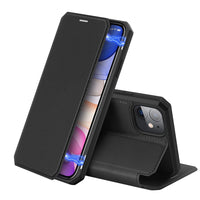 Thumbnail for SKIN-X Series Magnetic Flip Case Cover for iPhone 11 Pro Max - Black