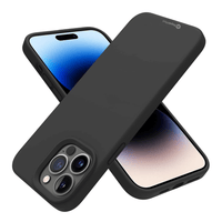 Thumbnail for iPhone 15 Liquid Silicone Case Cover - Washable, Shock-Proof, Drop-Resistant, Ultra-Soft, Scratch-Free, Durable- Black