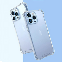 Thumbnail for iPhone 15 Pro Hybrid Acrylic + TPU Clear Shockproof Case Cover - Total Drop-Proof Protection Made From Non-Toxic Polymers