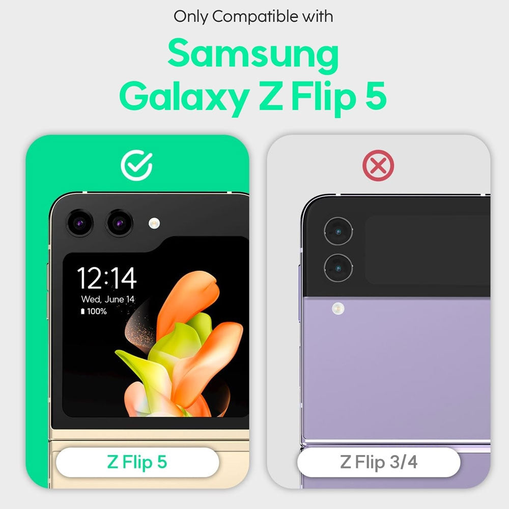 Samsung Galaxy Z Flip5 Leather Wallet Flip Case Cover