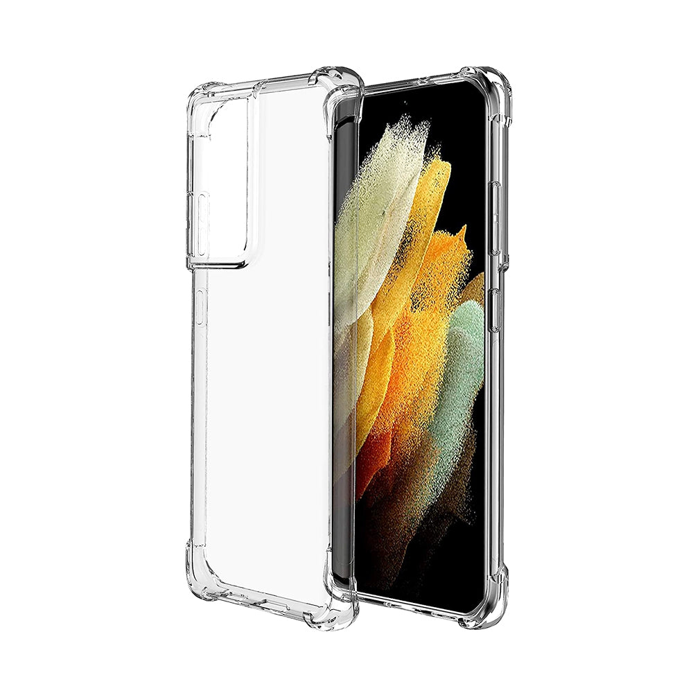 Samsung Galaxy S21 Ultra Clear Shockproof Case Cover - Clear