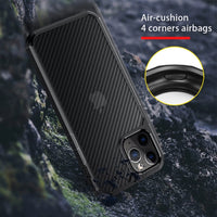 Thumbnail for Carbon Fiber Hard Shield Case Cover for iPhone 13 Pro Max