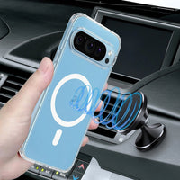 Thumbnail for High Quality Acrylic + TPU Hybrid Transparent Case Cover With Magnetic Ring For Google Pixel 10 / 10 Pro