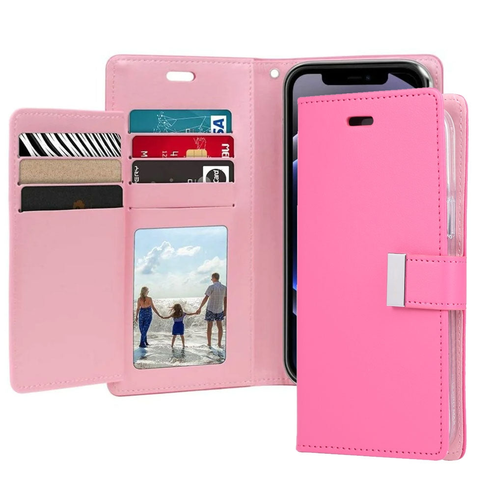 iphone-16-leather-wallet-flip-case-cover-rose-gold-166883 Rose Gold