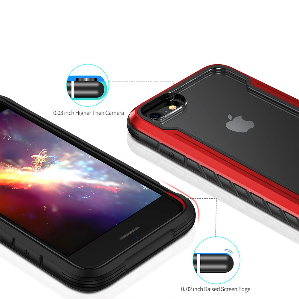 iPhone 6 Heavy-Duty Armor Case Cover - Black