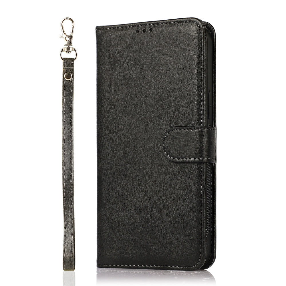 iphone-12-pro-max-leather-wallet-flip-magsafe-case-cover-black-21171 Black
