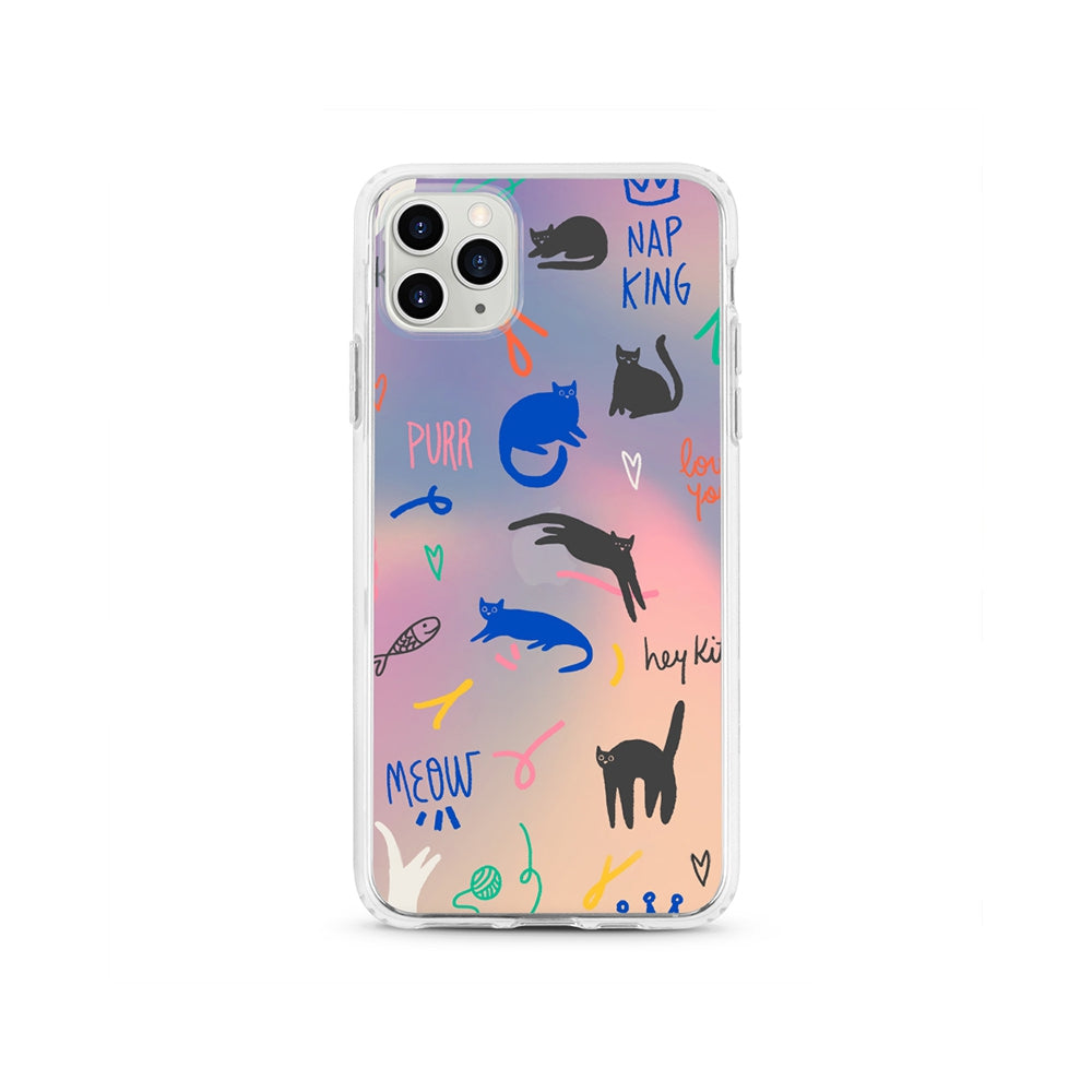 Hologram Aurora Laser Case with Pattern for iPhone 12 Pro Max -24