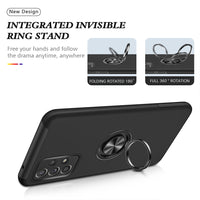 Thumbnail for Samsung Galaxy A52 Shockproof MagSafe Case Cover - Black