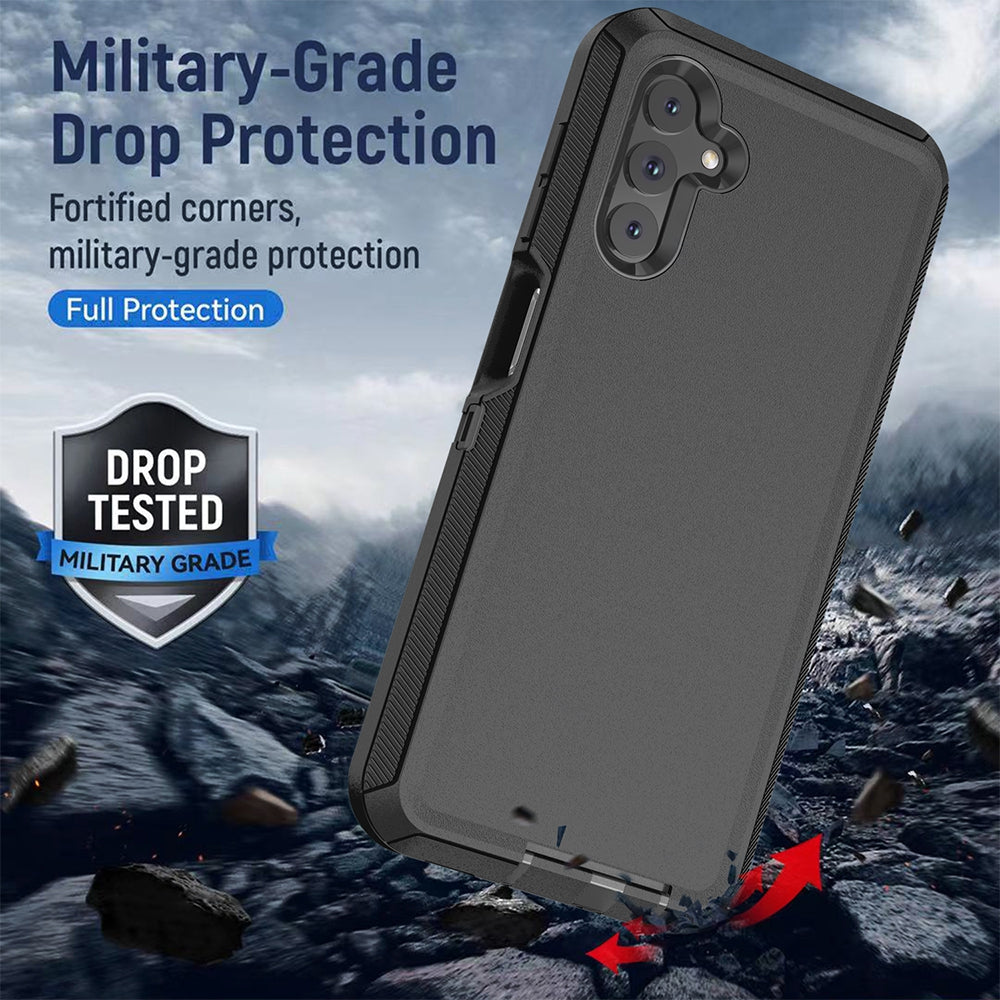 Google Pixel 10 Pro XL Heavy-Duty Armor Case Cover - Black