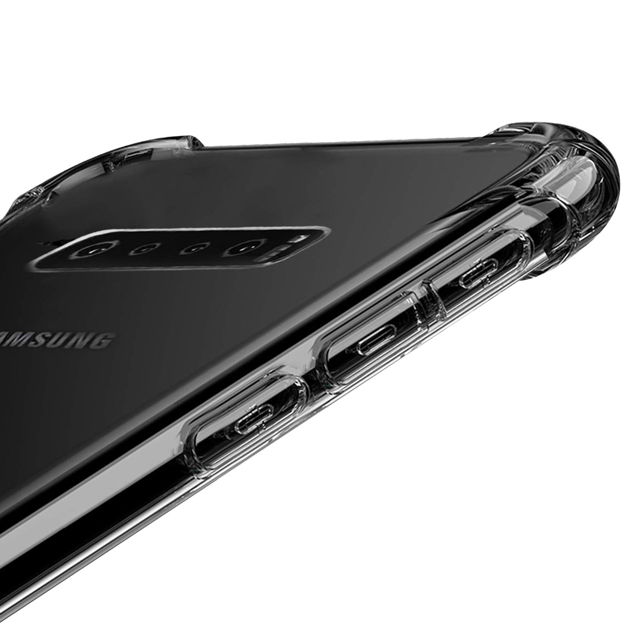 Samsung Galaxy S10 Plus Clear Shockproof Case Cover - Clear