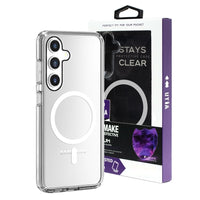 Thumbnail for Samsung Galaxy S24 Clear Shockproof MagSafe Case Cover - Clear