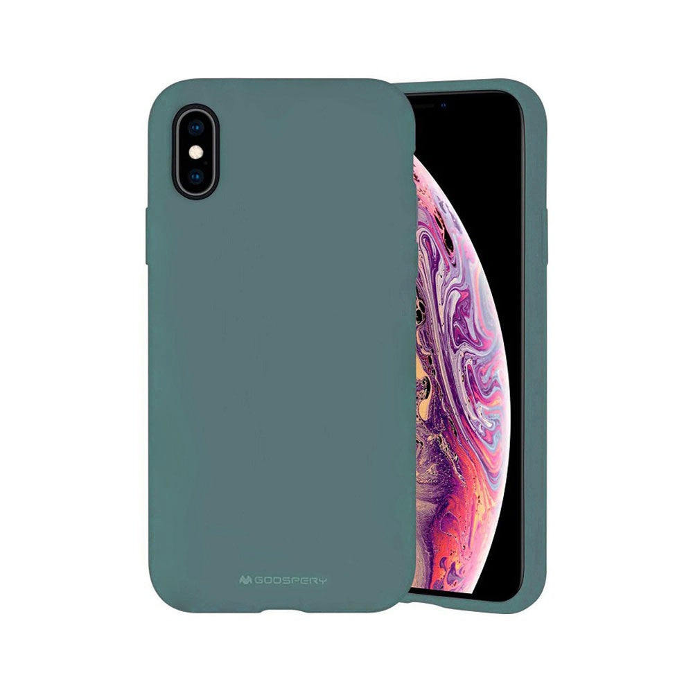 iPhone XS Max Premium Silicone Case Cover - Black