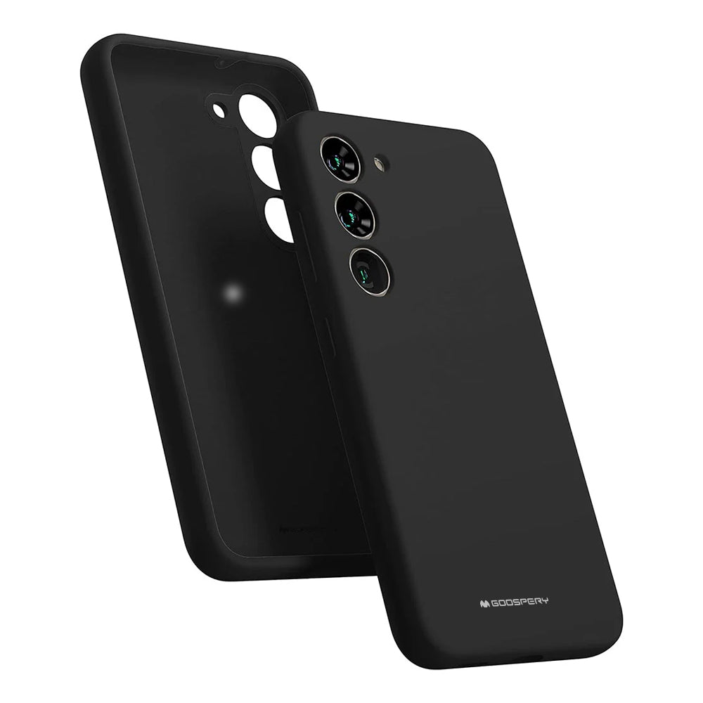 Samsung Galaxy S24 FE Premium Silicone Case Cover - Black