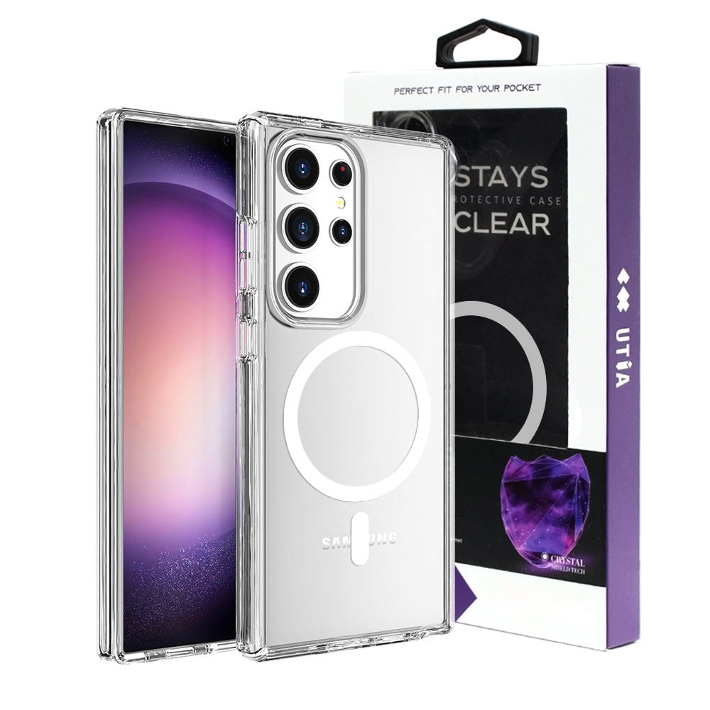 Samsung Galaxy S26 Ultra Clear Shockproof MagSafe Case Cover - Clear