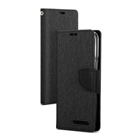 Thumbnail for iphone-13-pro-leather-wallet-flip-case-cover-black-21331 Black