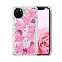 Thumbnail for Dried Flower Bling Gold Foil Clear Case Cover for iPhone 11 Pro - Gold
