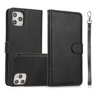 Thumbnail for iphone-11-leather-wallet-flip-magsafe-case-cover-black-21167