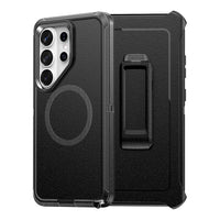 Thumbnail for Samsung Galaxy S26 Ultra Heavy-Duty Armor MagSafe Case Cover - Black