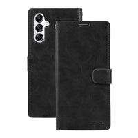 Thumbnail for Samsung Galaxy A15 Leather Wallet Flip Case Cover - Black