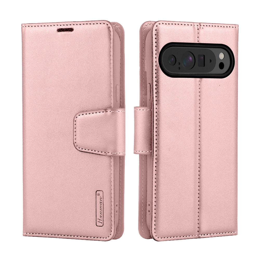 google-pixel-10-leather-wallet-flip-case-cover-rose-gold-172891 Rose Gold