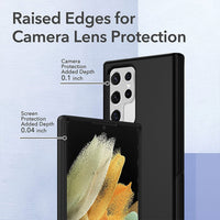 Thumbnail for Hybrid Beatles Shockproof Case Cover for Samsung Galaxy S22 Ultra - Black