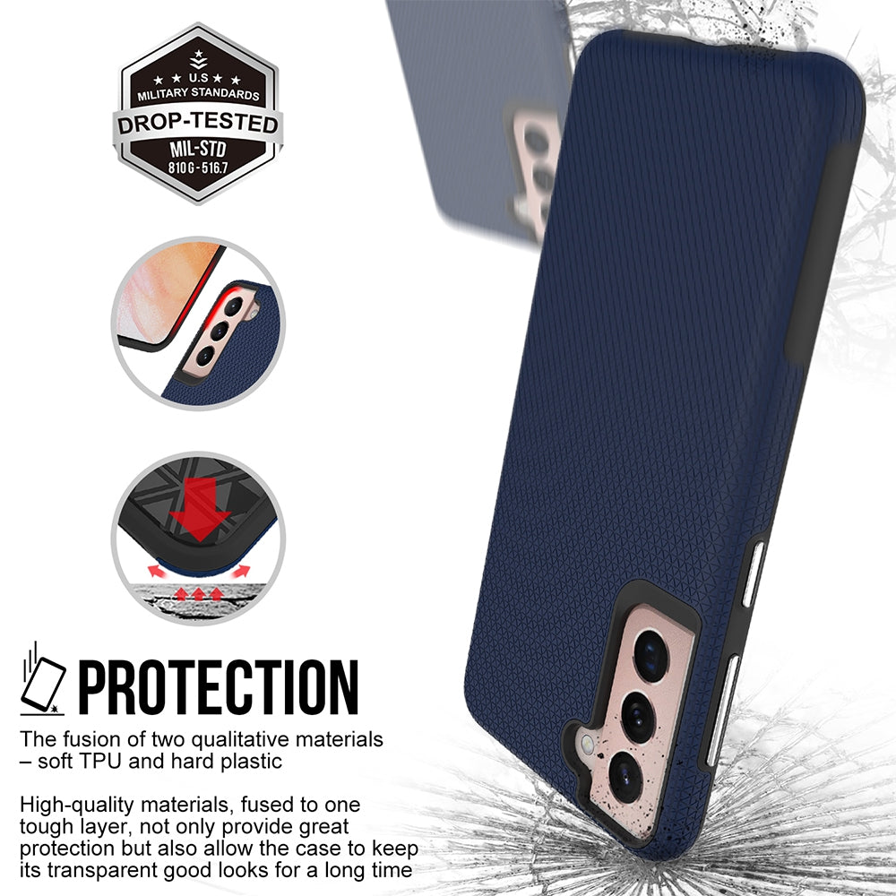 Samsung Galaxy S21 Heavy-Duty Armor Case Cover - Black