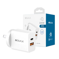 Thumbnail for GaN II 20W PD3.0+QC3.0 Dual Ports Charging Adapter