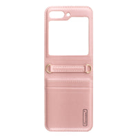 Thumbnail for Samsung Galaxy Z Flip5 Leather Wallet Flip Case Cover - Black